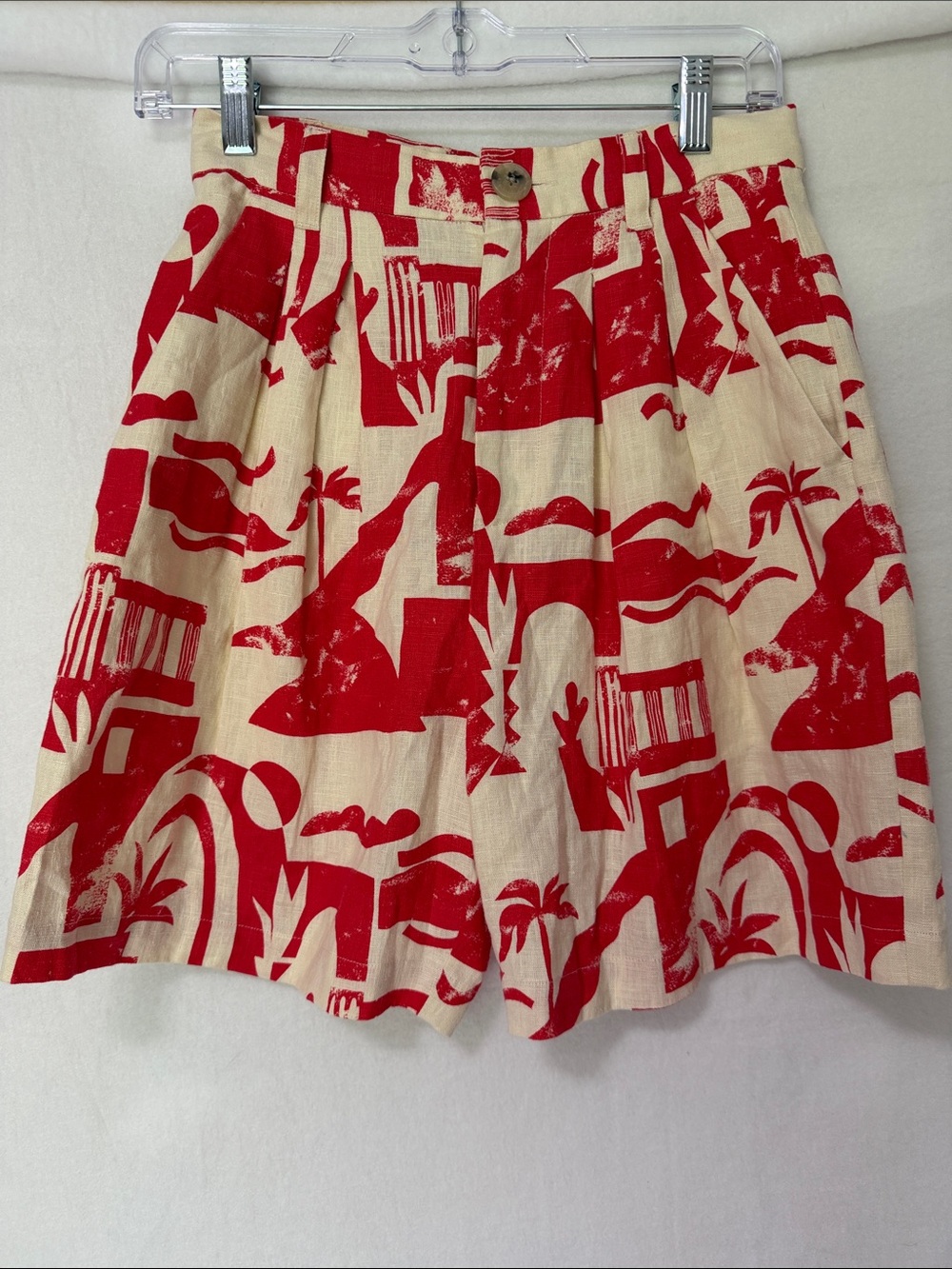 Mara Hoffman Tulay pleated shorts Sz 0